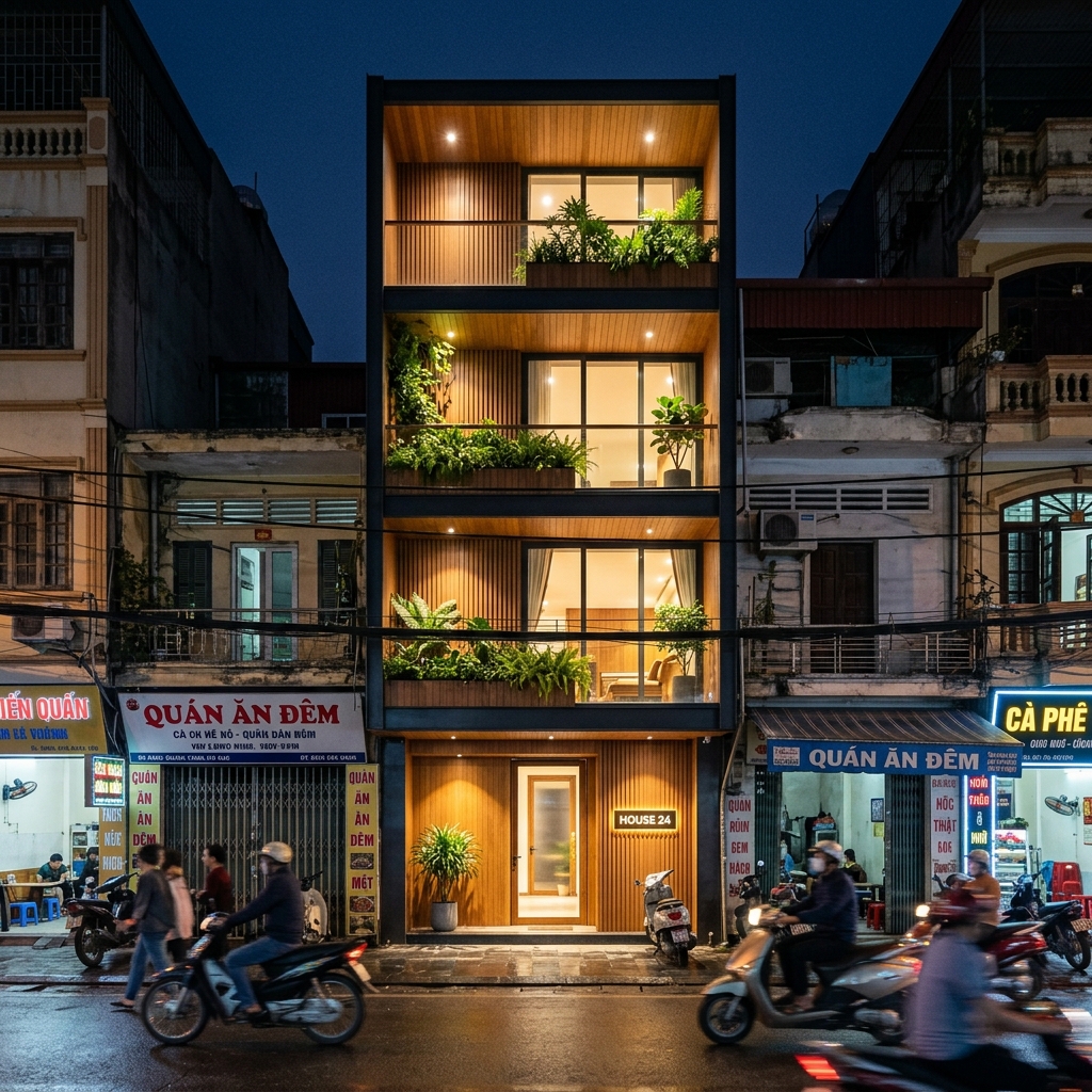 Nhà phố Green House - Cầu Giấy
